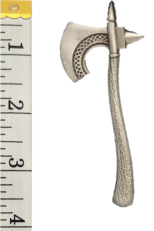 Premium Celtic Battle Axe Kilt Pin - Matte or Polished Finish