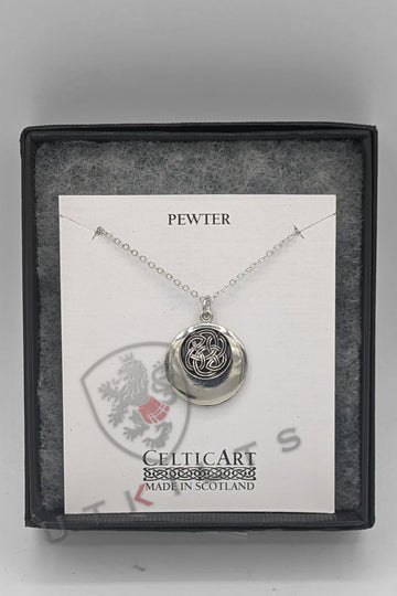 Celtic Eternal Knot Pendant and Earring Set