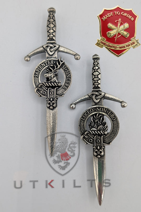 Kilt Pin – Special Order, Scottish Clan Crest 200+ Crests