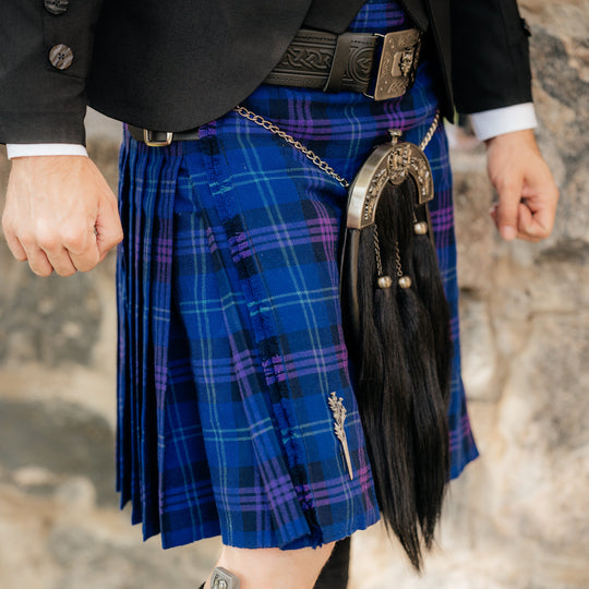 CLEARANCE! Premium Flower of Scotland Worsted Wool Tartan Kilt