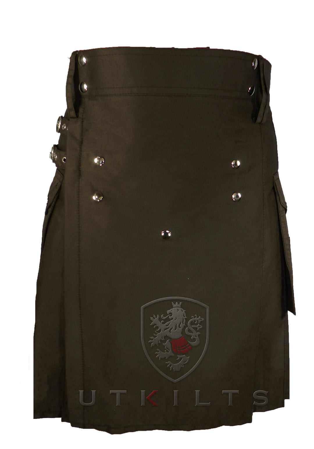 CLEARANCE! Deluxe Dark Brown Utility Kilt - 44x23