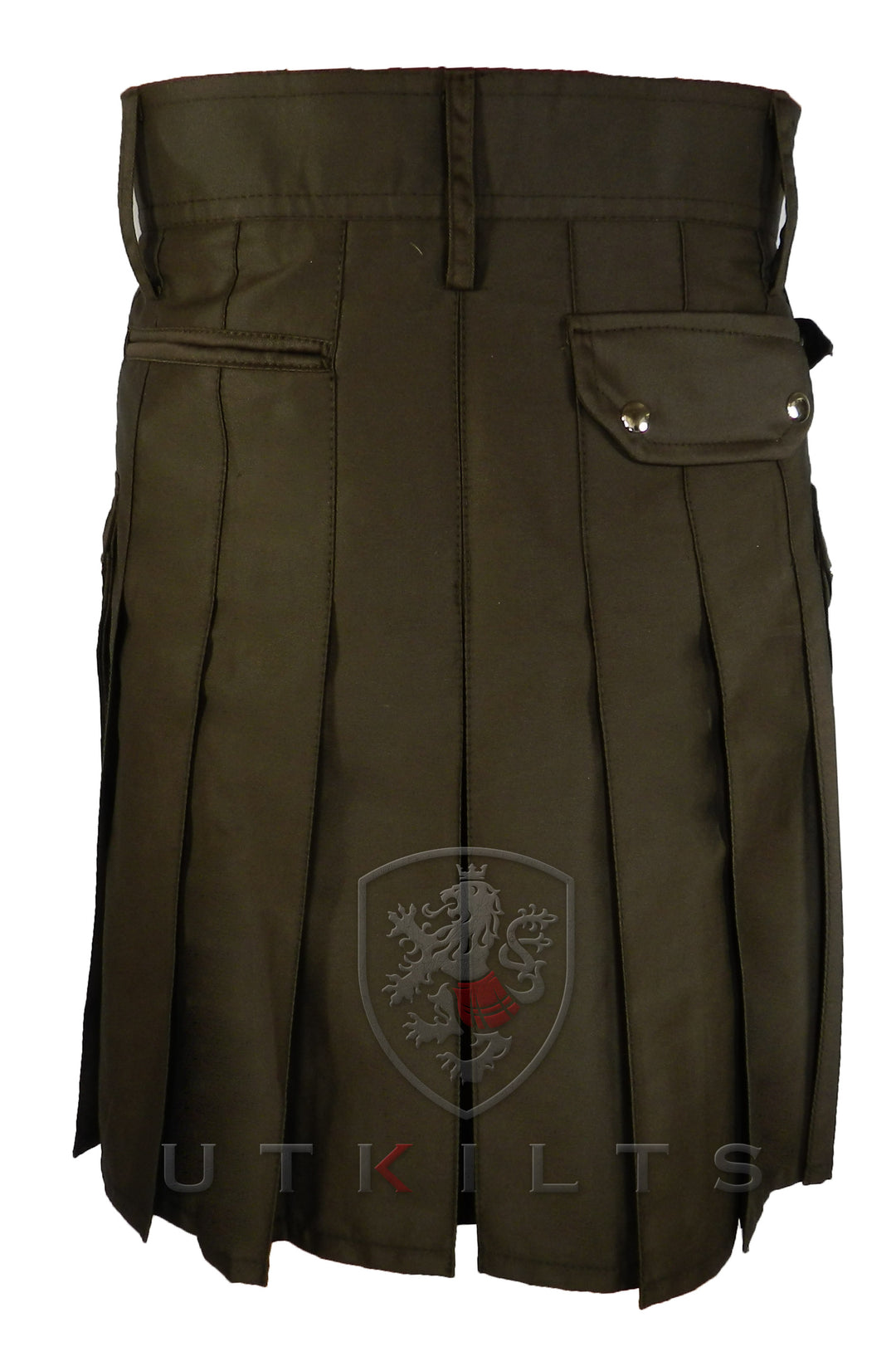 CLEARANCE! Deluxe Dark Brown Utility Kilt - 44x23