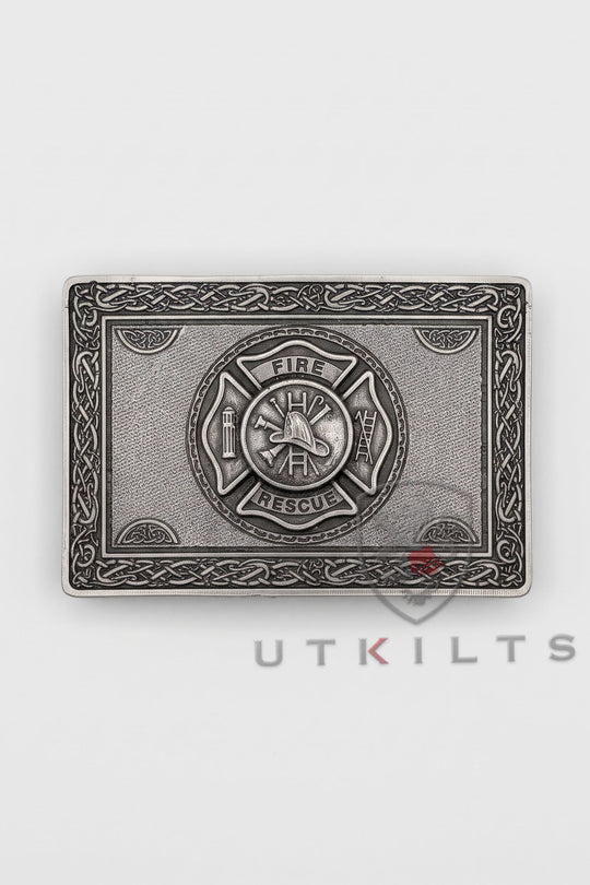 Kilt Belt Buckle – InverLoch, Firefighter’s Valor