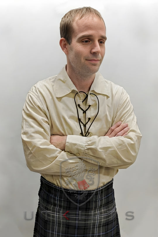 Ghillie Shirt – Jacobite, Cream Long Sleeve