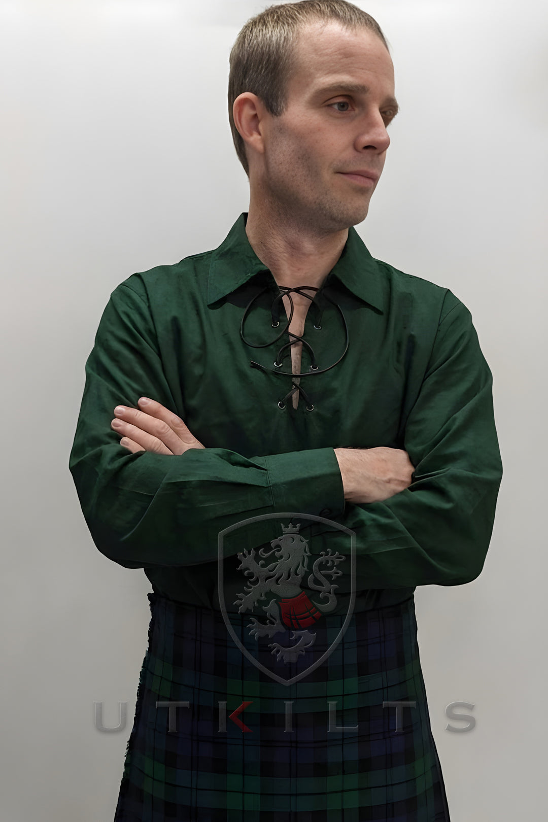 Ghillie Shirt – Jacobite, Green Long Sleeve