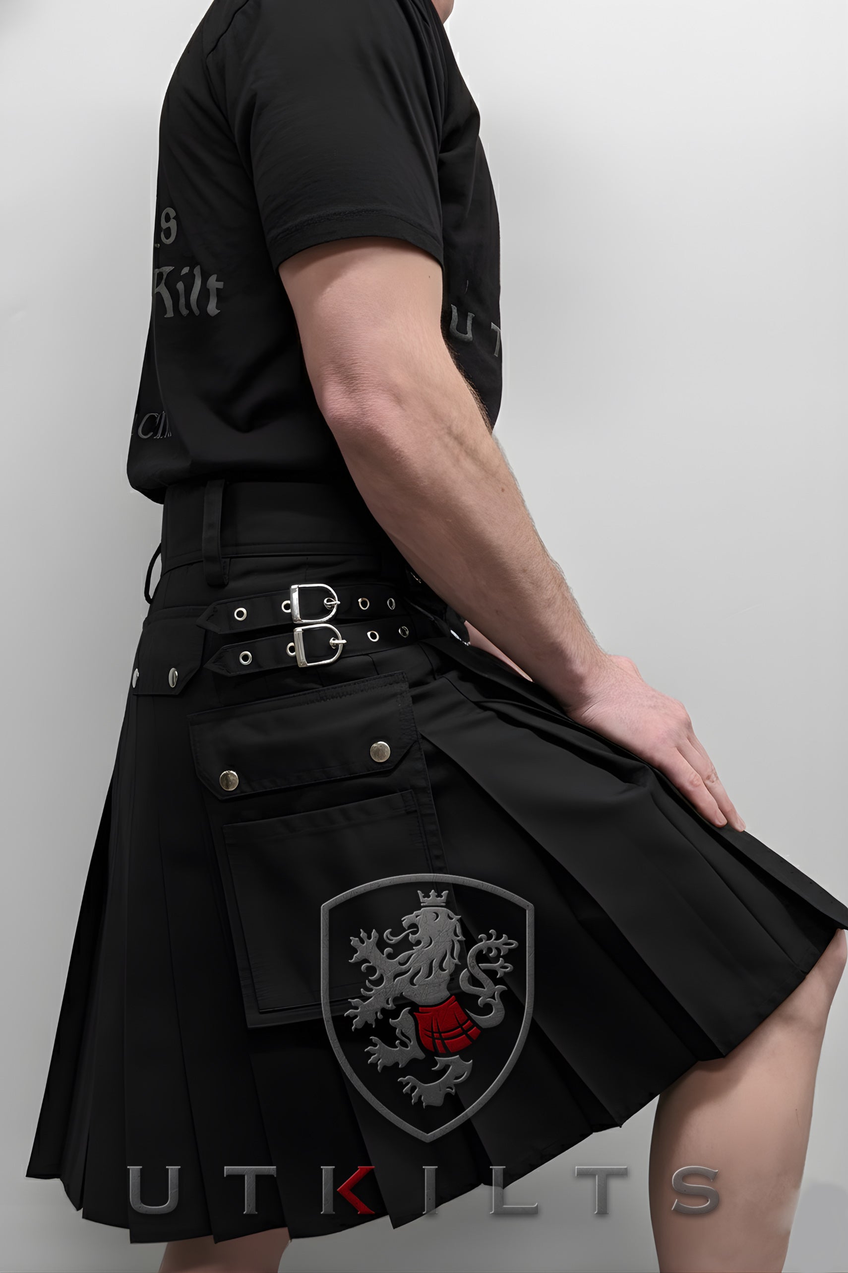 Utility Kilt – GlenTorin Black | Durable, Versatile | UTKilts – UT