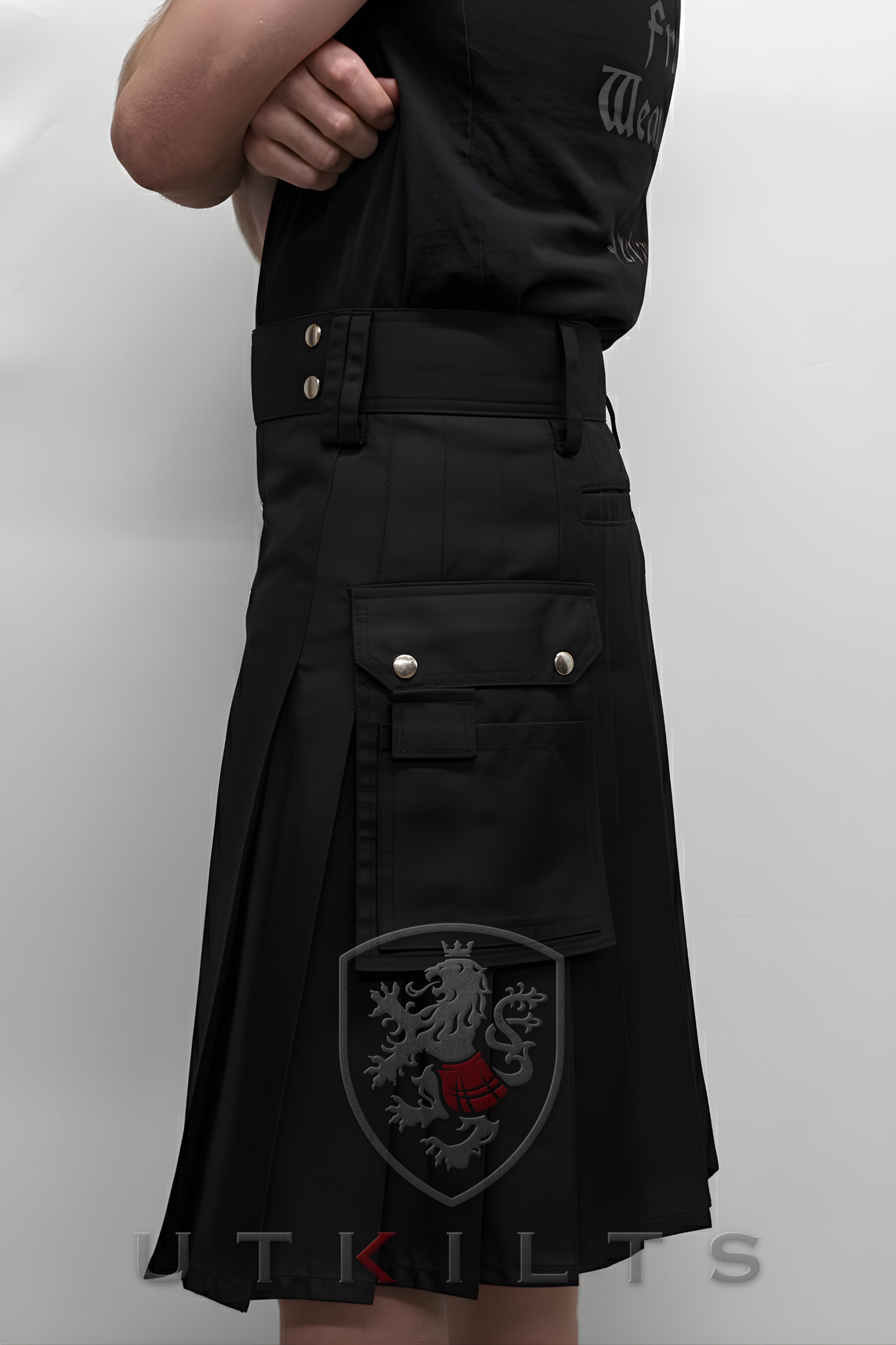Utility Kilt – GlenTorin Black | Durable, Versatile | UTKilts – UT
