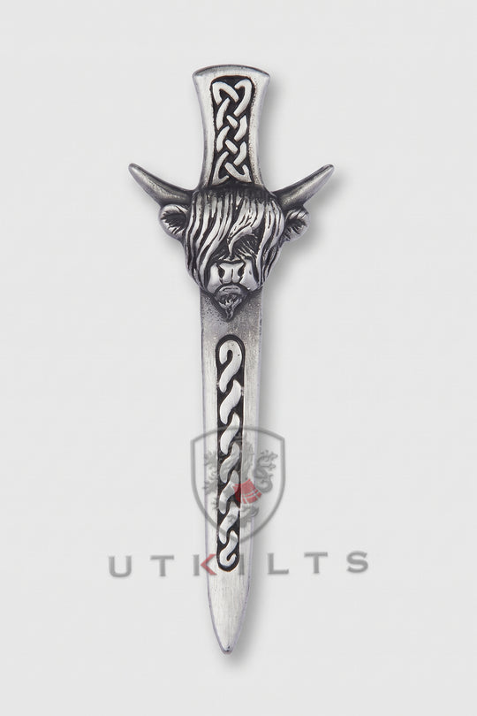 Kilt Pin – InverLoch, Hielan Coo Celtic Blade