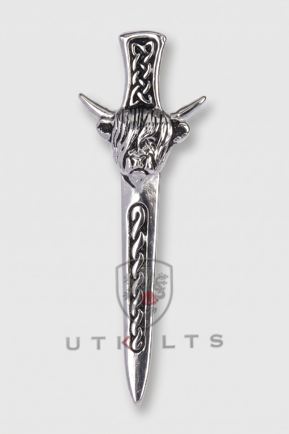 Kilt Pin – InverLoch, Hielan Coo Celtic Blade