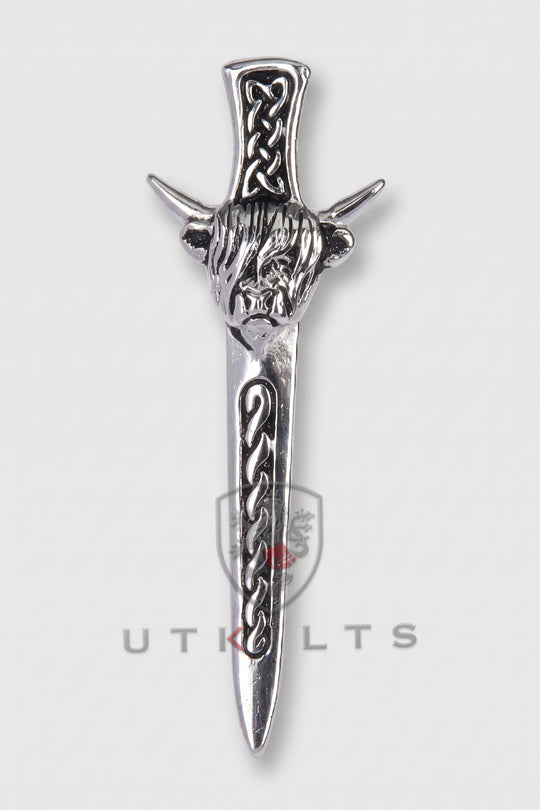 Kilt Pin – InverLoch, Hielan Coo Celtic Blade