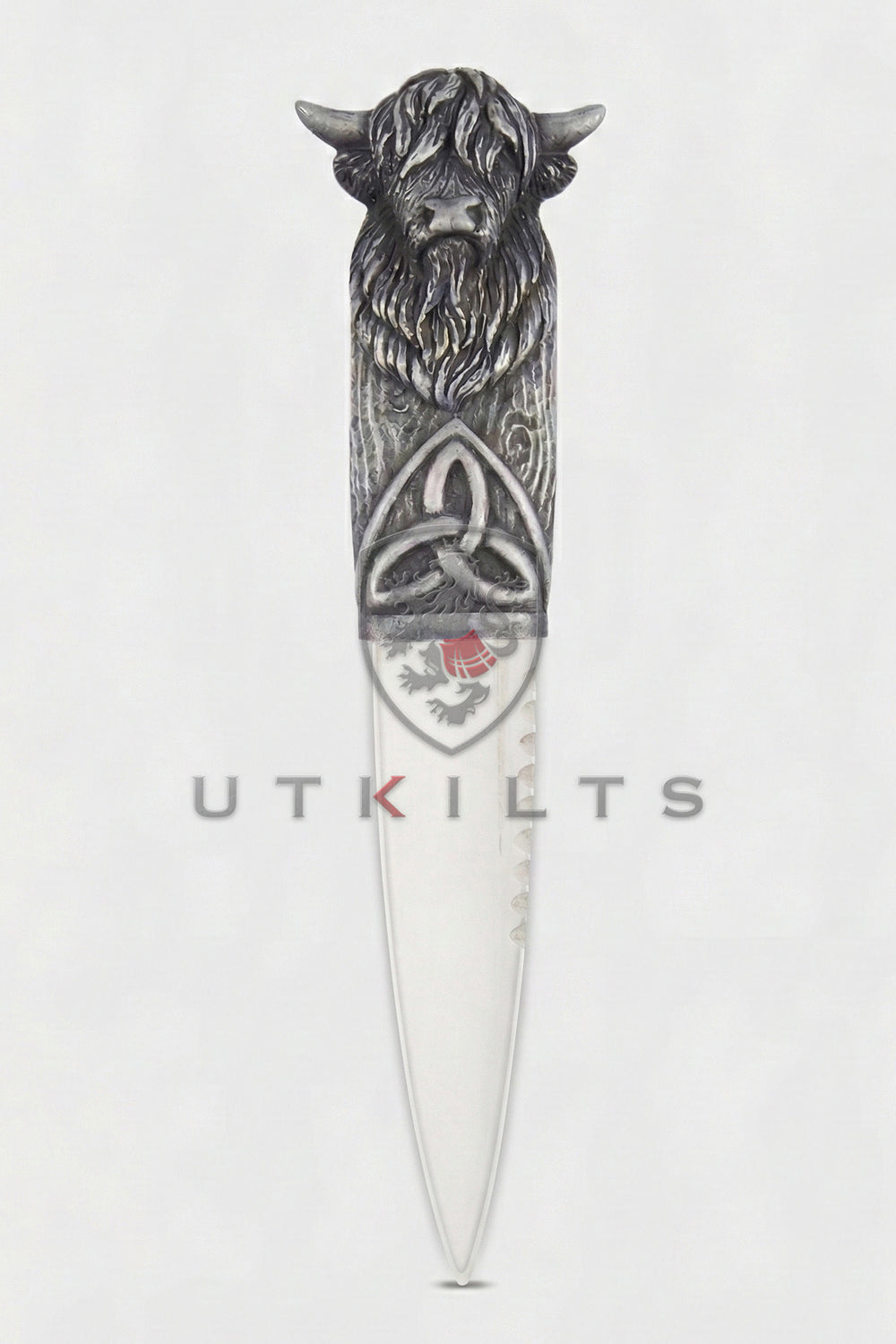 Sgian Dubh – Inverloch, Highland Coo Triquetra
