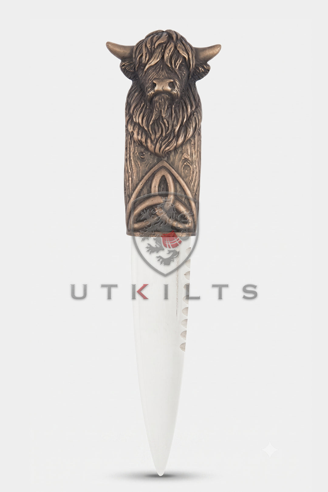 Sgian Dubh – Inverloch, Highland Coo Triquetra