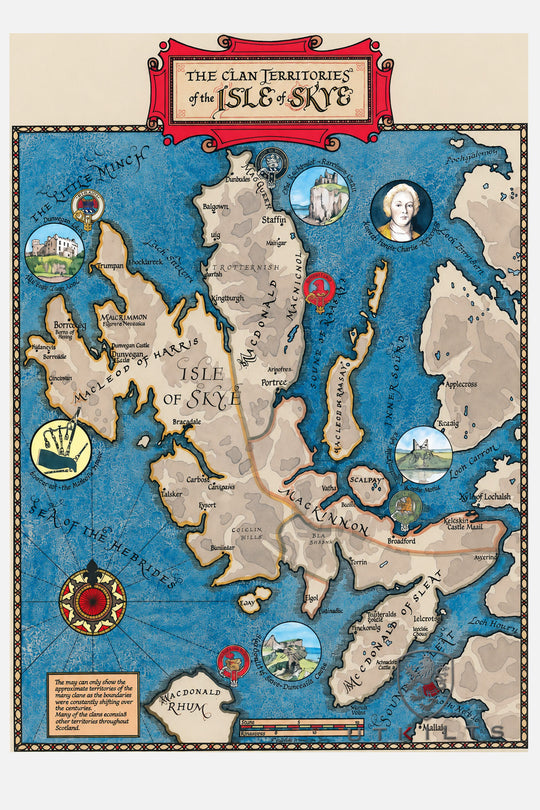 Clan Map – Isle of Skye, Clans and Families