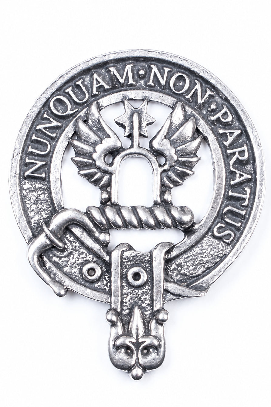 CLEARANCE! Kilt Cap Badge – Scottish Clan Crest, Johnstone