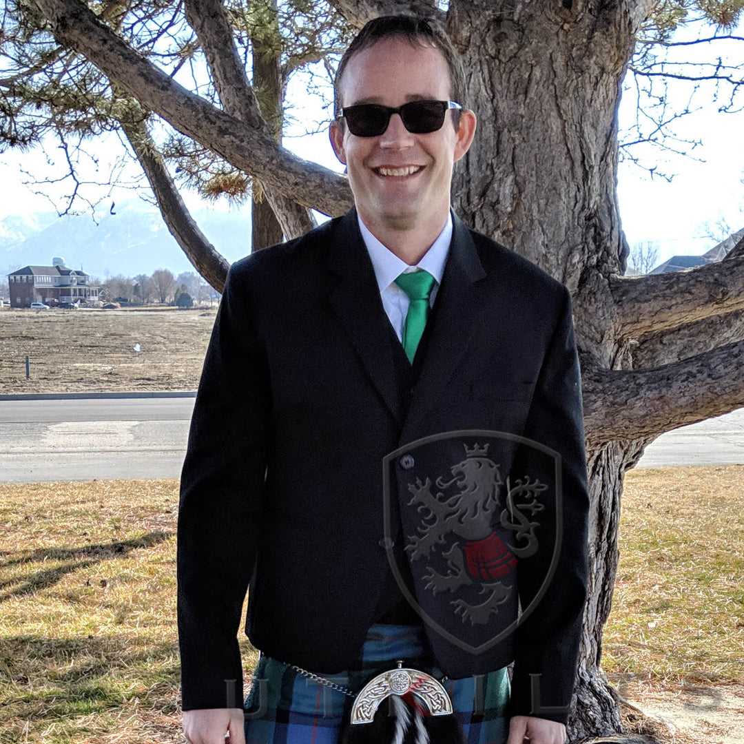 CLEARANCE! Modern Kilt Jacket and Vest Dark Gray - 54 Custom