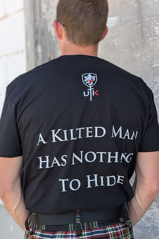 T-Shirt – A Kilted Man Has Nothing to Hide, Kilt Shirt