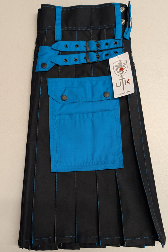 CLEARANCE! Utility Kilt – GlenTorin, Black Ice Edition 36x23