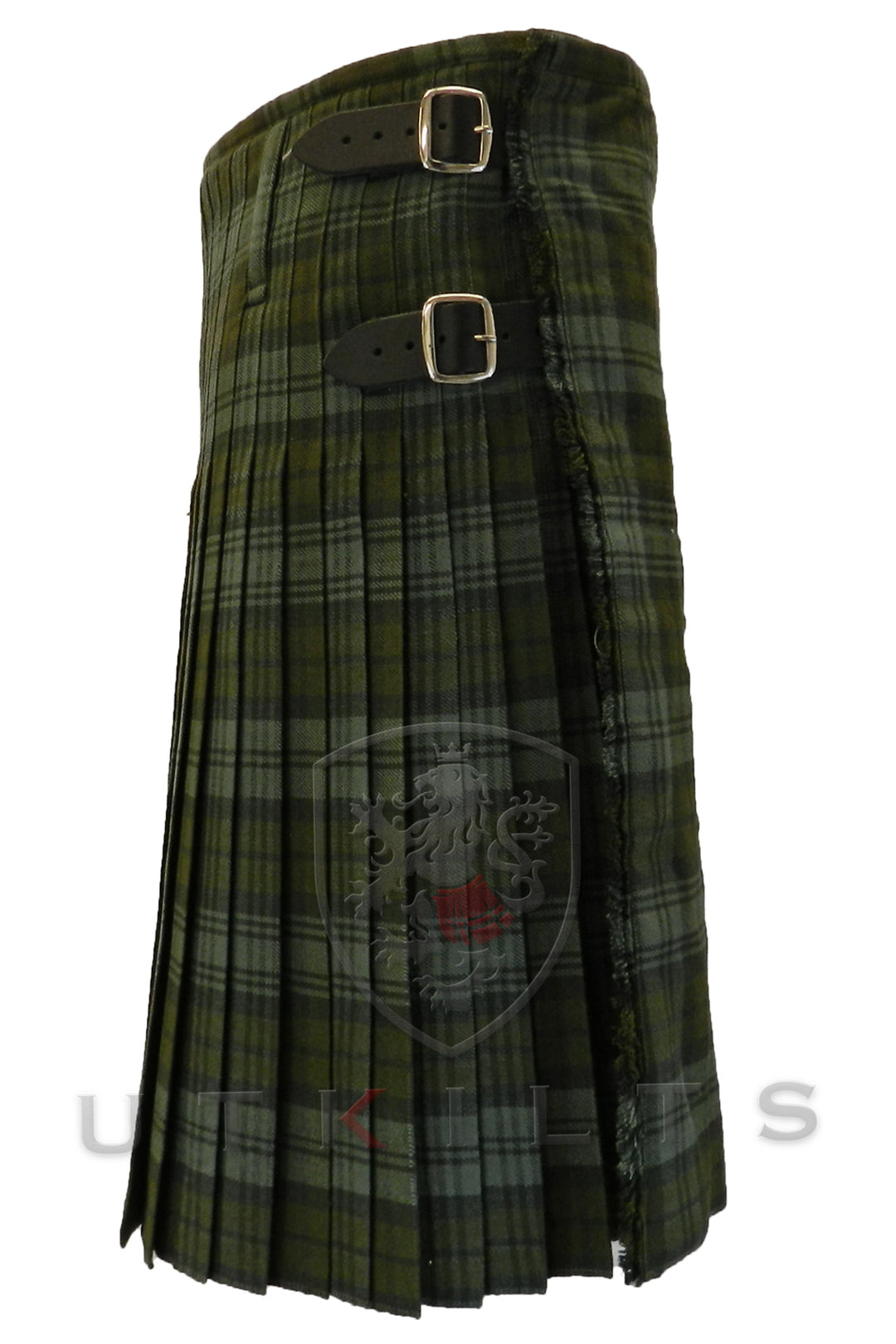 Traditional Kilt - Premium Wool, Black Watch Weathered