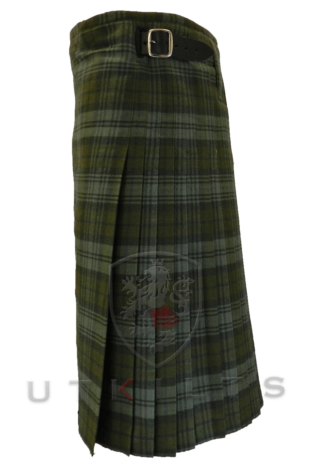 Traditional Kilt - Premium Wool, Black Watch Weathered