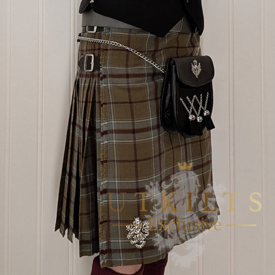Premiuim Spirit of the Highlander Weathered Traditional Kilt - Limited Weave Tartan