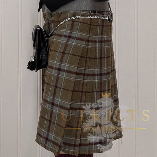 Premiuim Spirit of the Highlander Weathered Traditional Kilt - Limited Weave Tartan