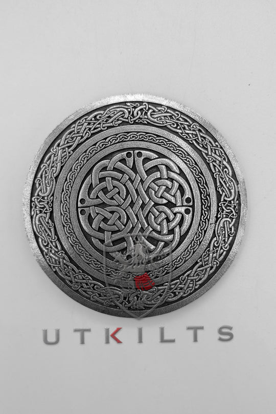 Kilt Buckle – Inverloch, Round Celtic Weave