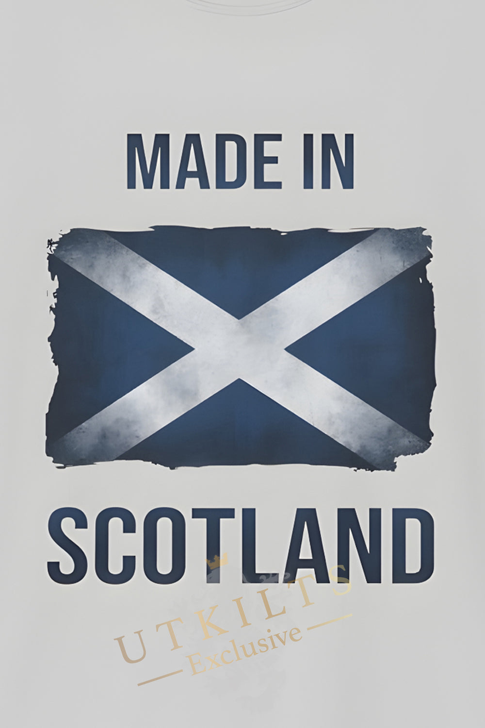 T-Shirt – Made in Scotland Saltire, Light