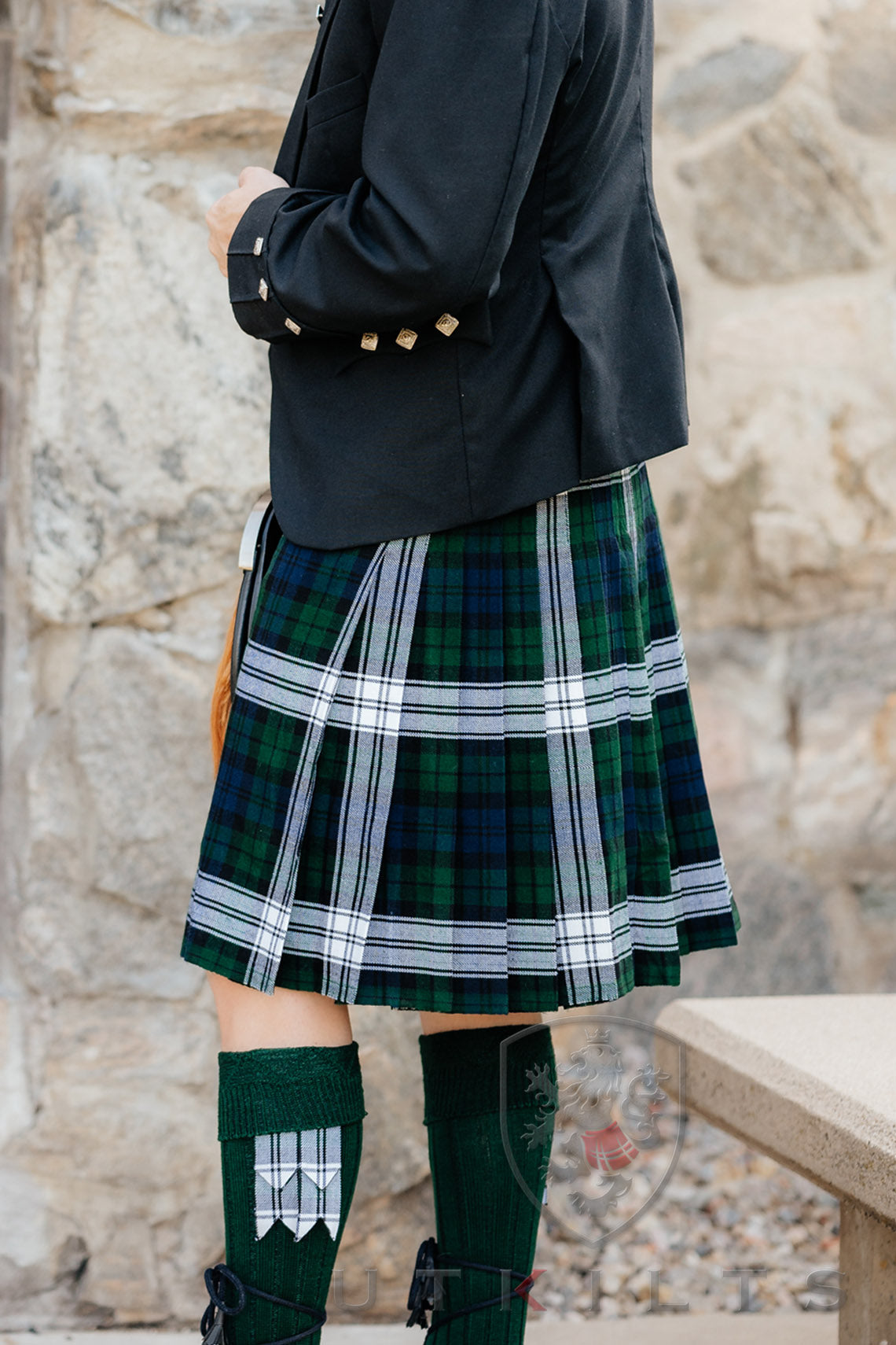 Clergy tartan kilt fashion