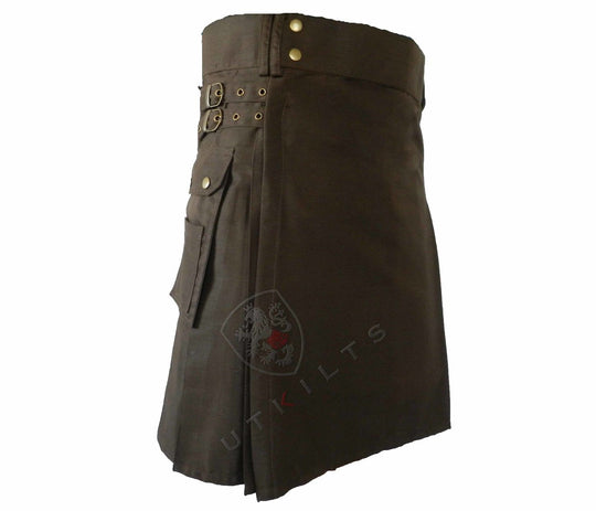 Standard Dark Brown Utility Kilt