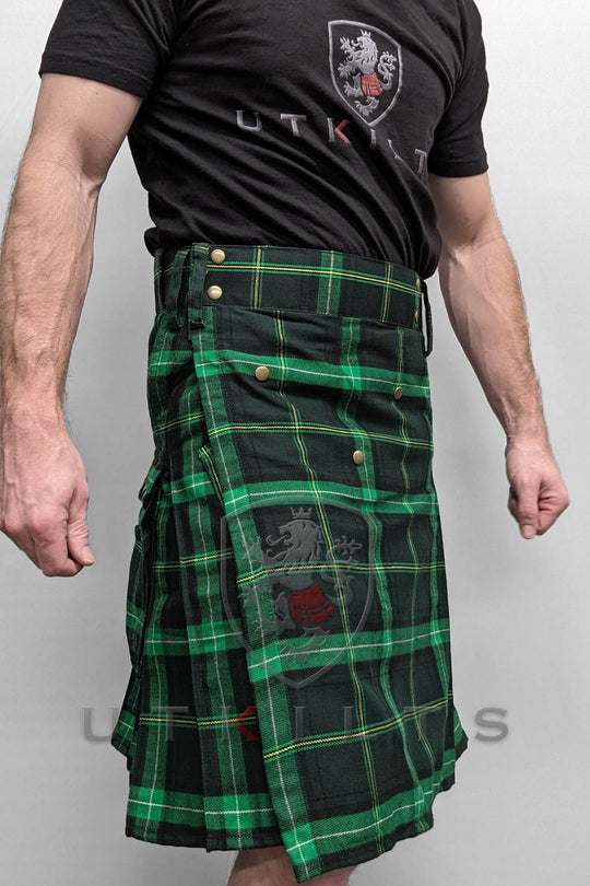 Ultimate Celtic Tartan Utility Kilt with Comfort Waist