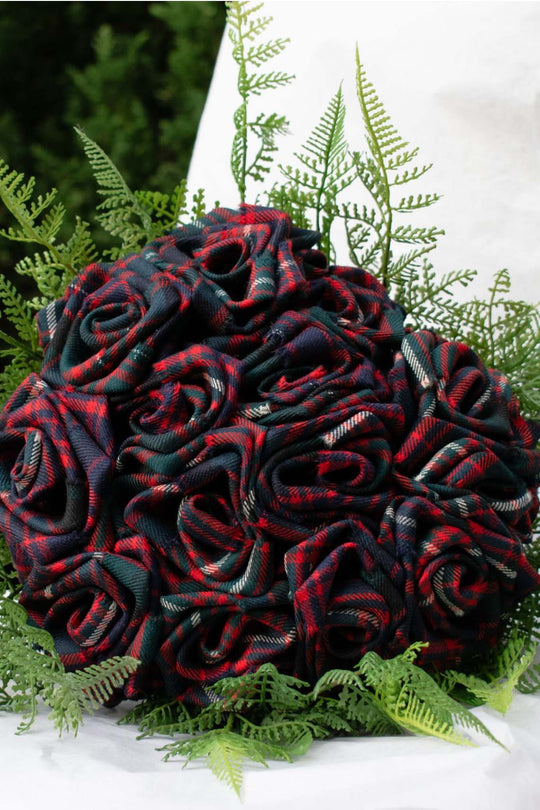 Special Order Tartan Rose Bouquet - Over 300 Tartans