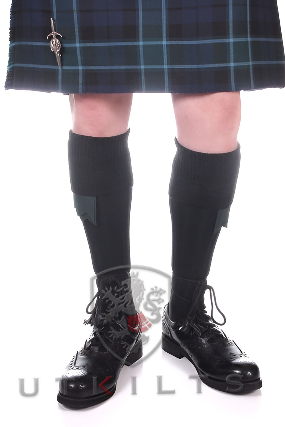 Kilt Hose – Inverloch, Black