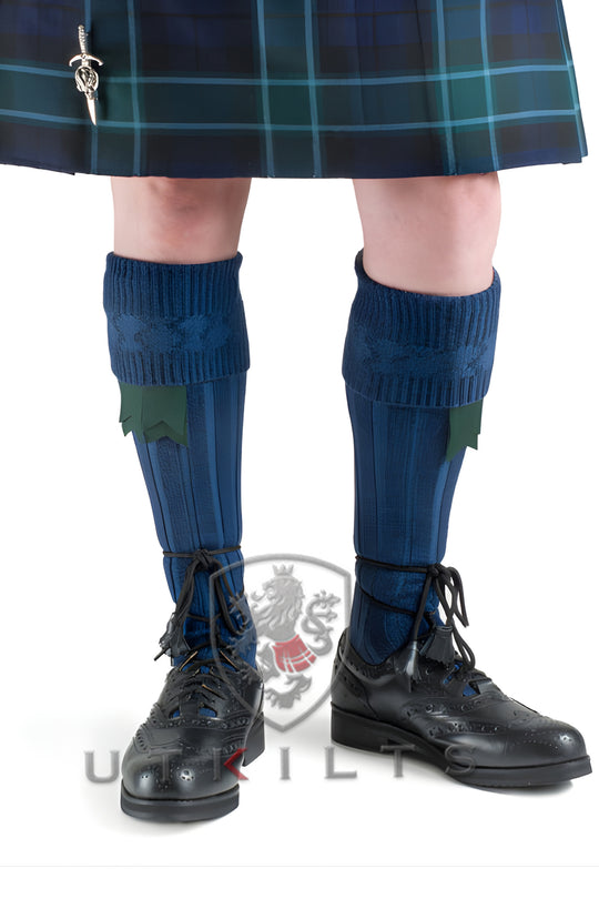 Kilt Hose – Inverloch, Lomond Blue