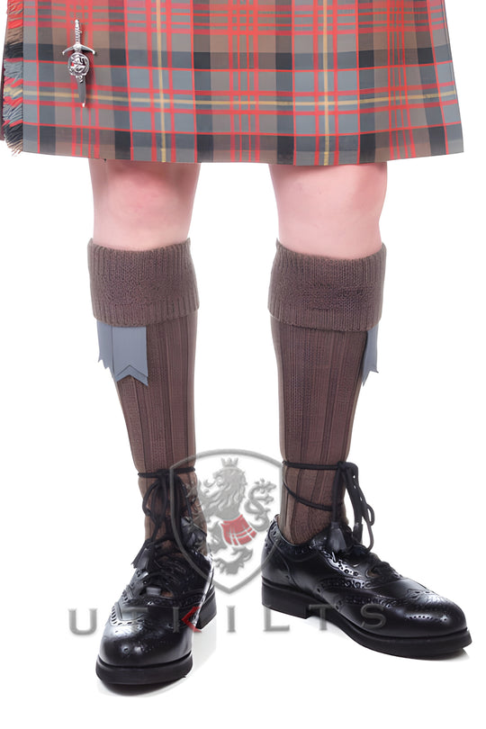 Kilt Hose – Inverloch, Weathered Brown