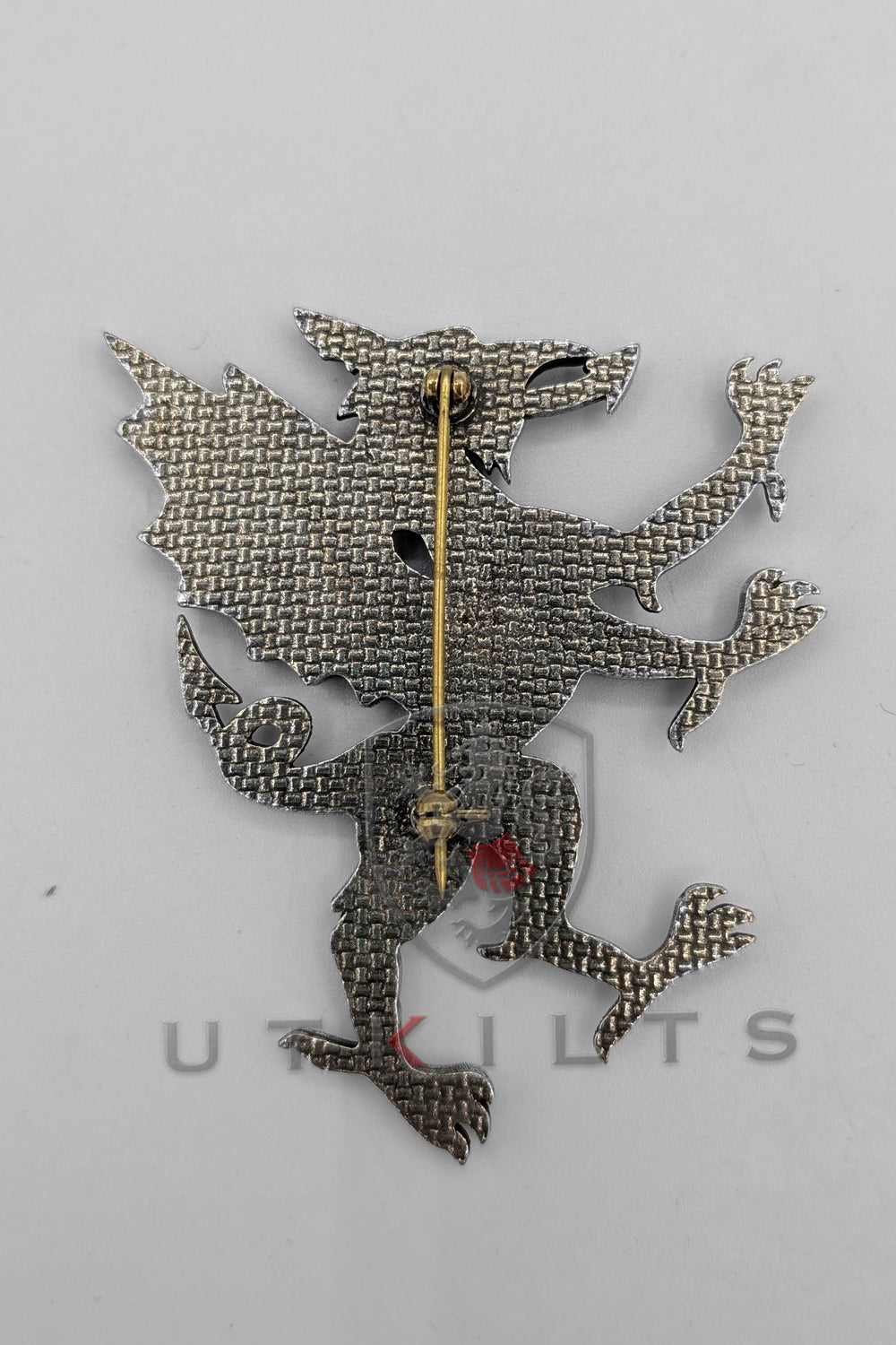 Kilt Pin – Inverloch, Rampant Welsh Dragon