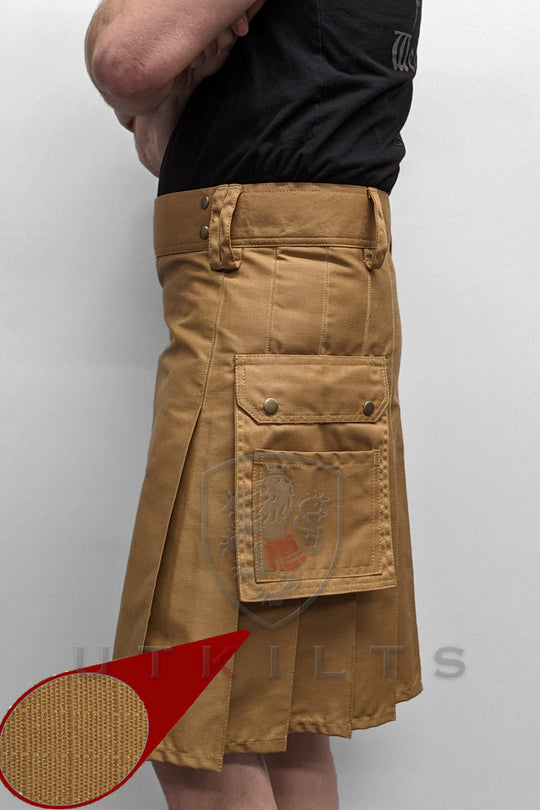 Standard Dark Khaki Utility Kilt Ripstop