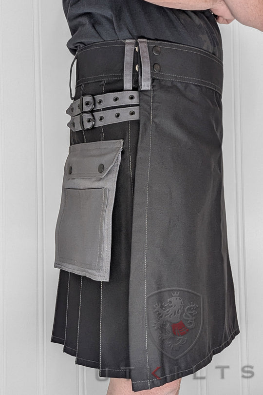 Standard Black Utility Kilt Night Fury Edition