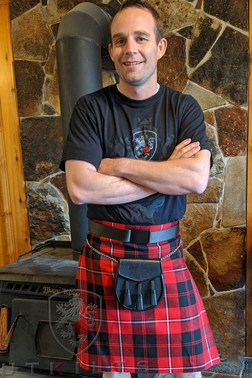 Special Order Made in Scotland 5 Yard Traditional Tartan Kilt