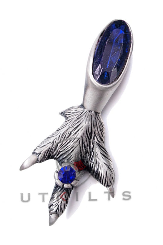 Premium Grouse Claw Antiqued Silver Kilt Pin