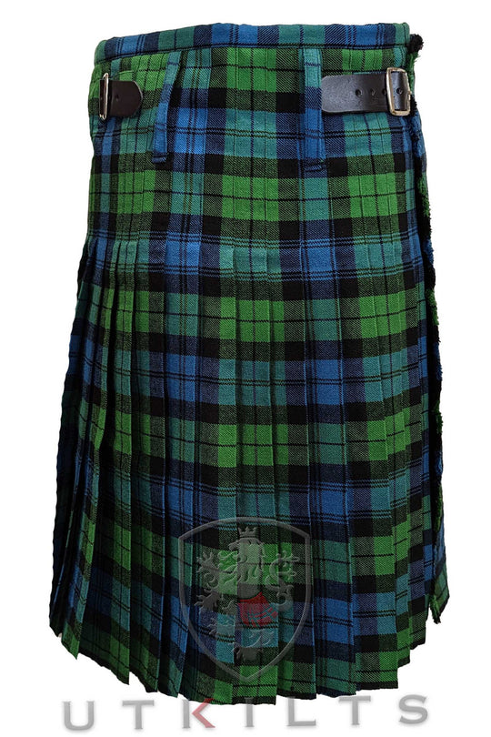 CLEARANCE! Standard Black Watch Ancient Wool Tartan Kilt