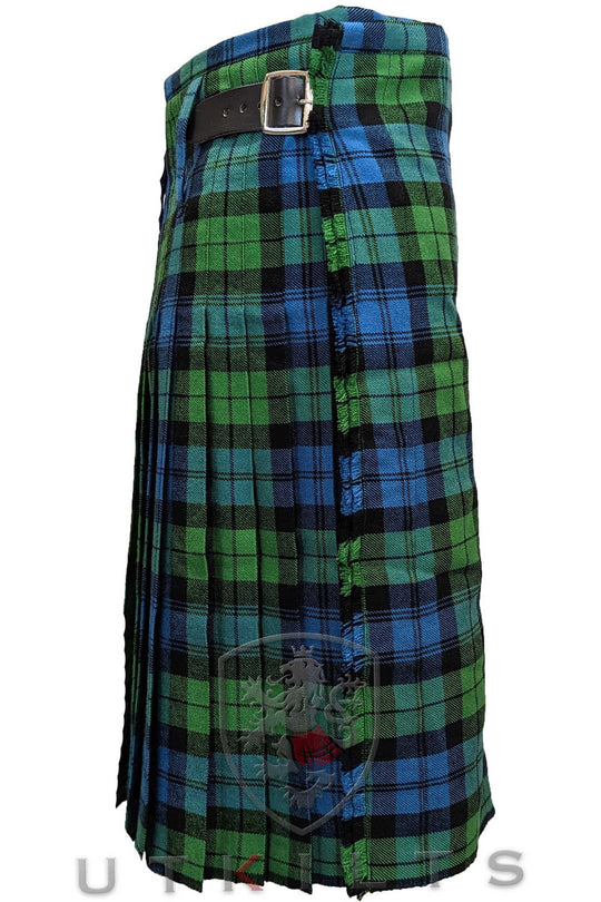CLEARANCE! Standard Black Watch Ancient Wool Tartan Kilt