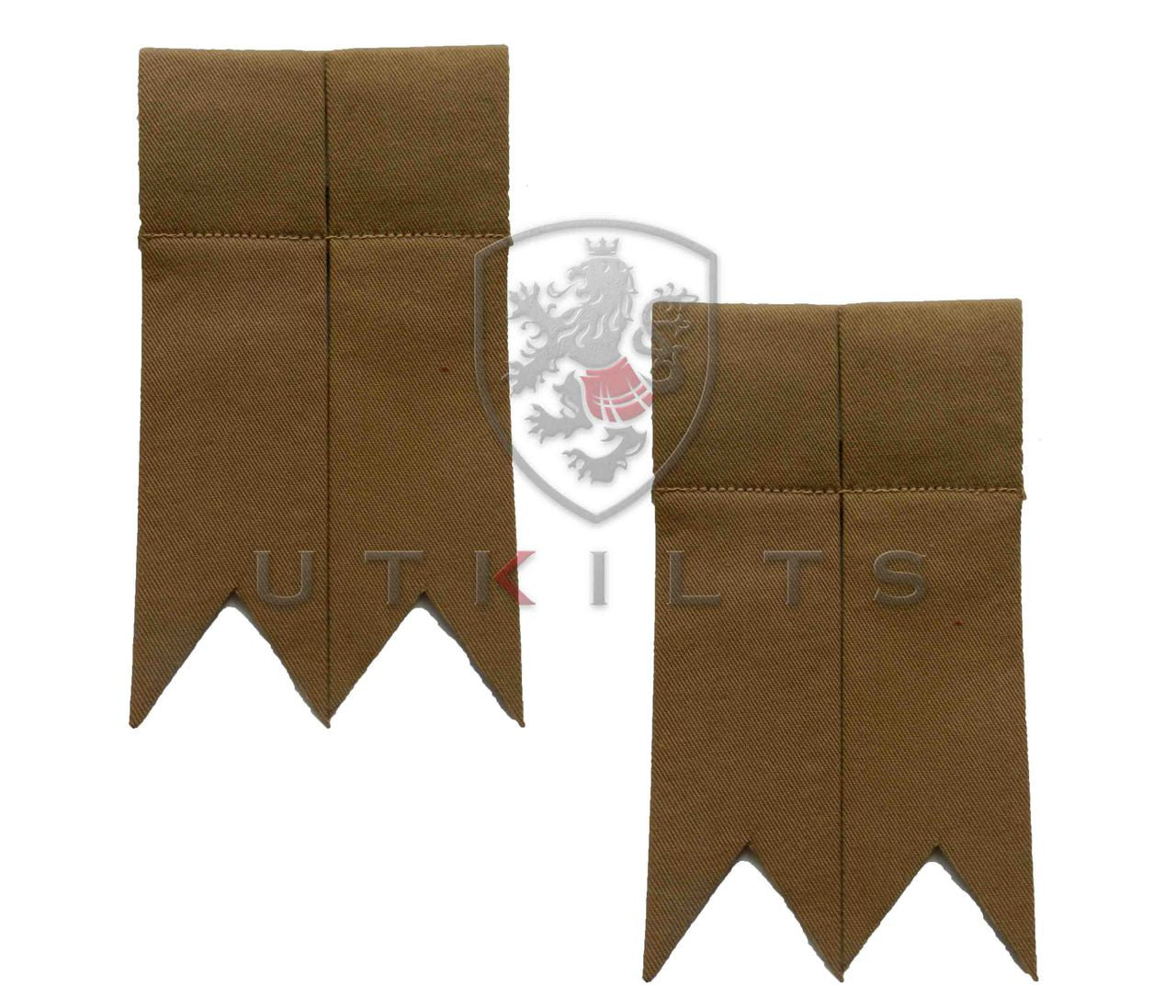 Dark Khaki Kilt Flashes