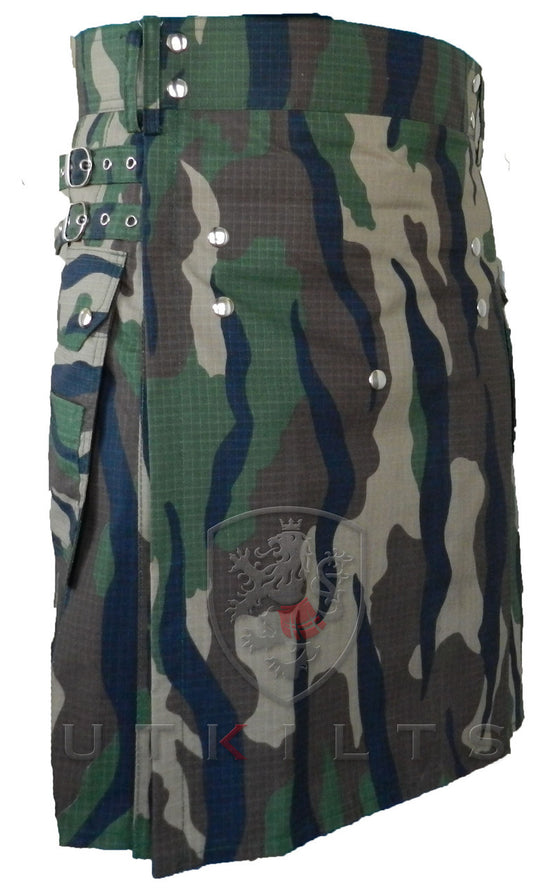 Utility Kilt - Deluxe Camo