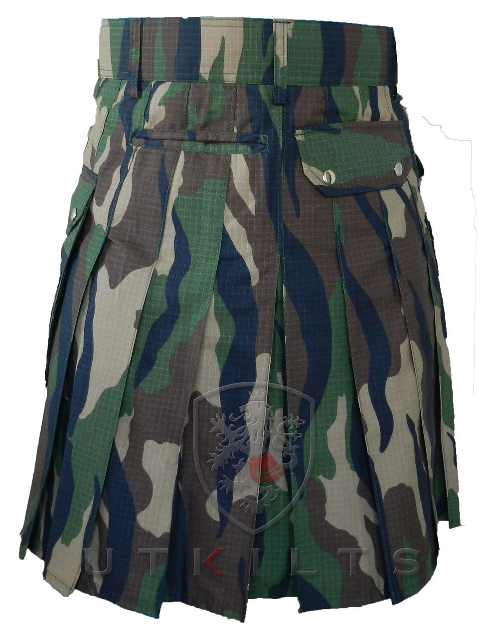 Utility Kilt - Deluxe Camo pleats