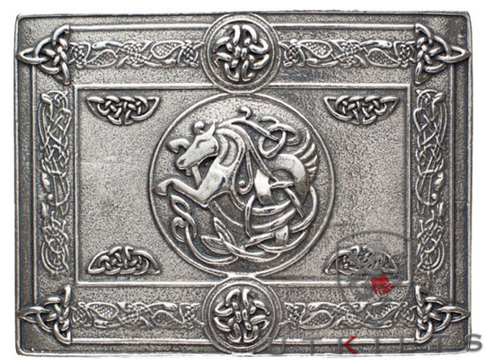 Premium Kelpie Buckle (Celtic Water Horse)