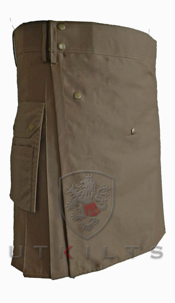 Utility Kilt – GlenCrae, Dark Khaki