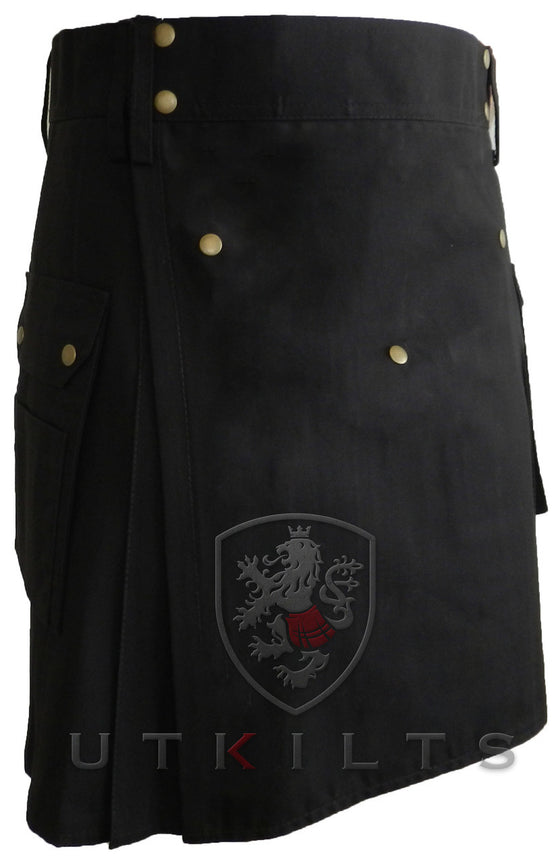Utility Kilt – GlenCrae, Black