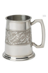CLEARANCE! Serpent Band 1 Pint Tankard - Pewter