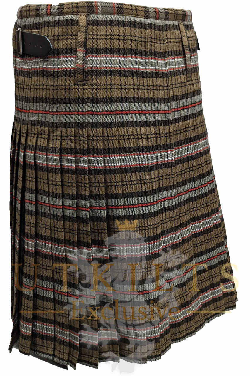 Premium Scottish National Weathered 16oz Wool Tartan Kilt
