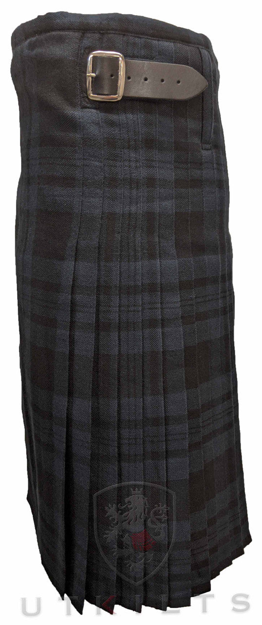 Premium Black Isle Tartan 100% Wool mens traditional scottish kilt